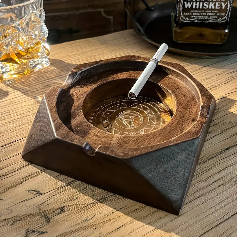 Askfat i trä (cigarr)