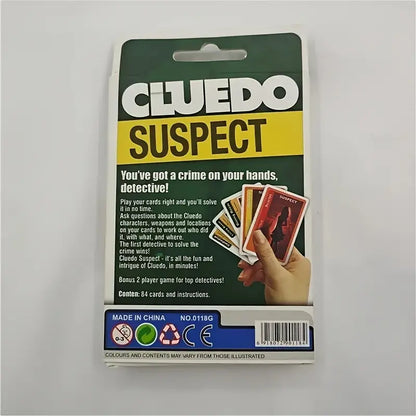 Cluedo Suspect Cardgame